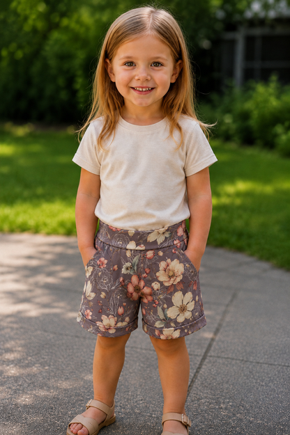 Petals of Wonder Handmade Shorts