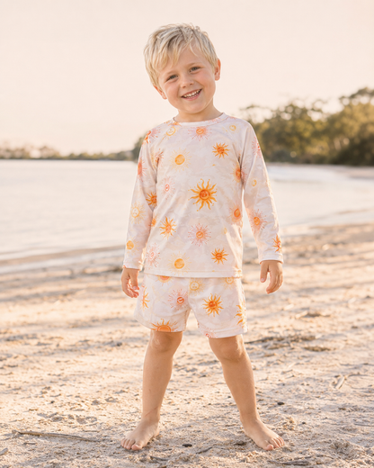 Sunsational Swim Rashie &amp; Shorts Set
