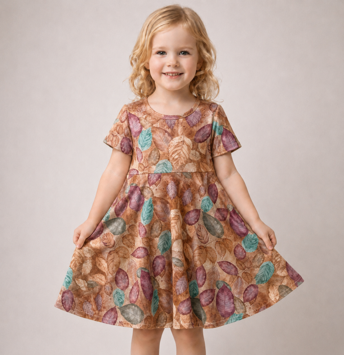 Falling into Nature Handmade Dress