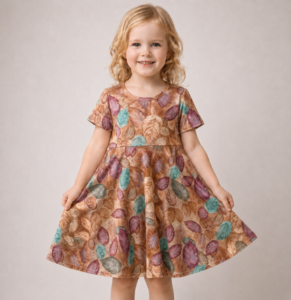 Falling into Nature Handmade Dress