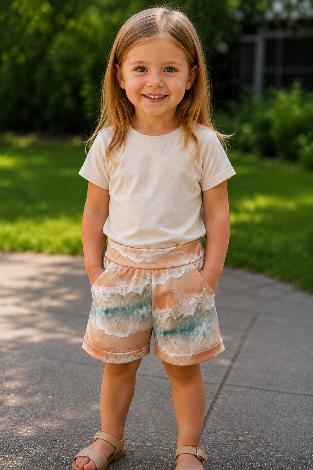Tides Up Handmade Shorts