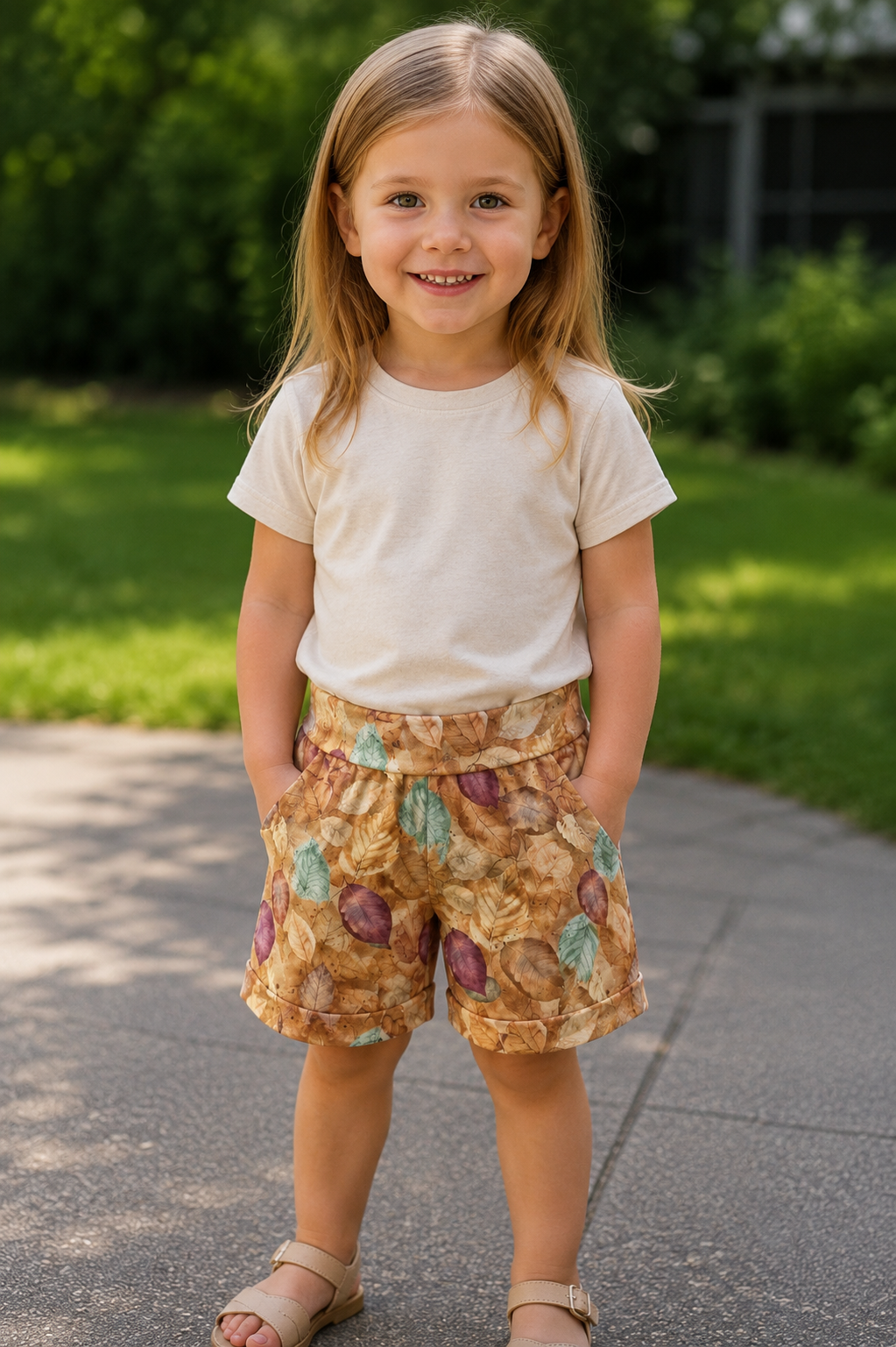 Falling into Nature Handmade Shorts