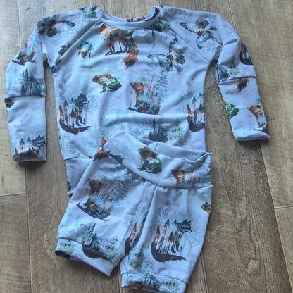 Tree-Mendous Swim Rashie &amp; Shorts Set