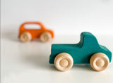 Morphing- Wooden Cars: Montessori Sensory Play