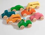 Morphing- Wooden Cars: Montessori Sensory Play