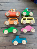 Morphing- Wooden Cars: Montessori Sensory Play