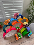 Morphing- Wooden Cars: Montessori Sensory Play