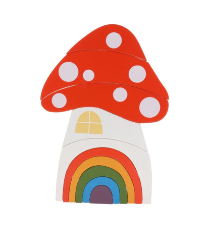 Morphing- Mushroom Rainbow House