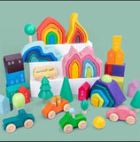 Morphing- Rainbow Houses