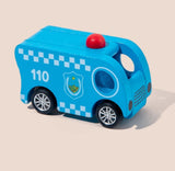 Pull back Wooden Cars