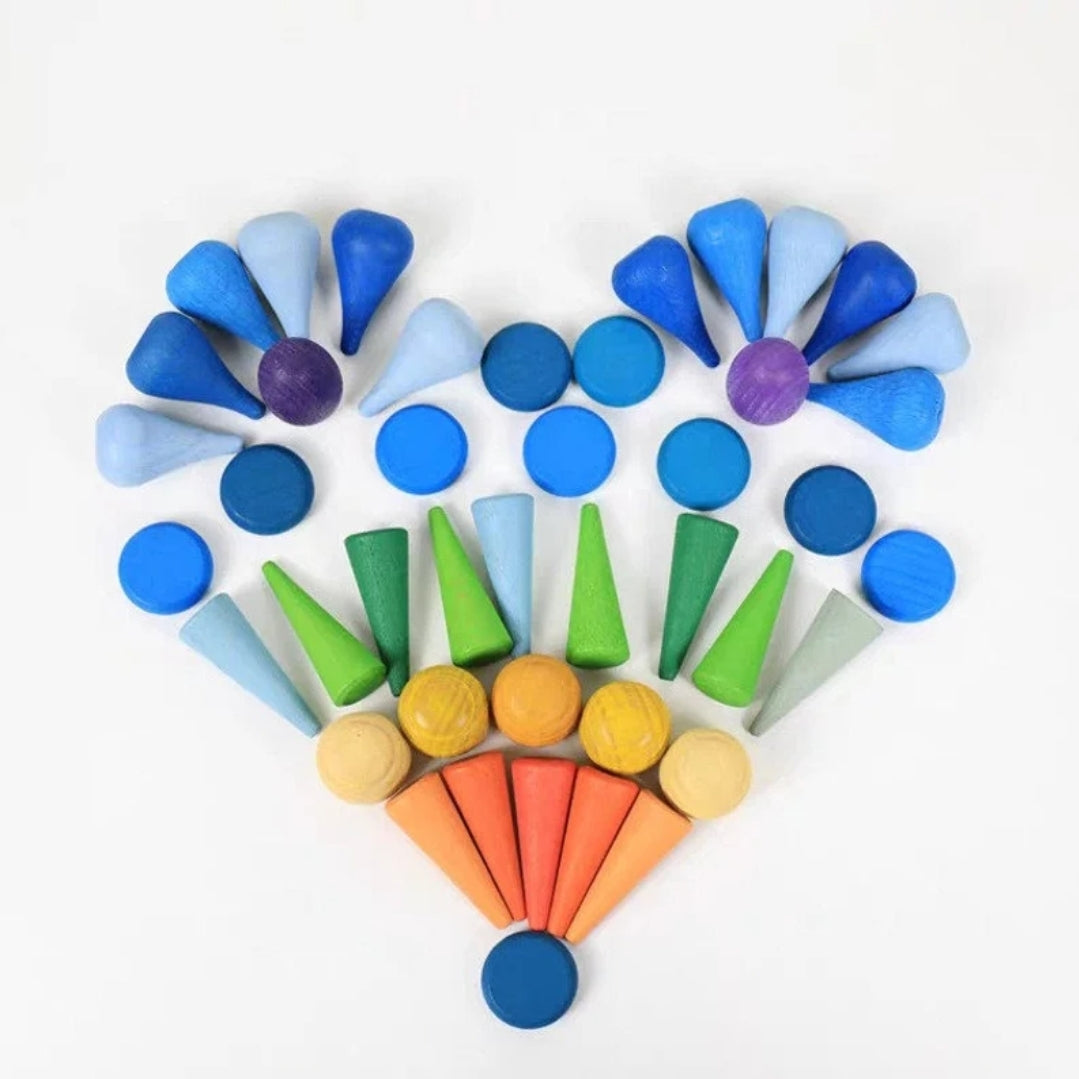 Mandala Sensory Loose Parts (252 pc)