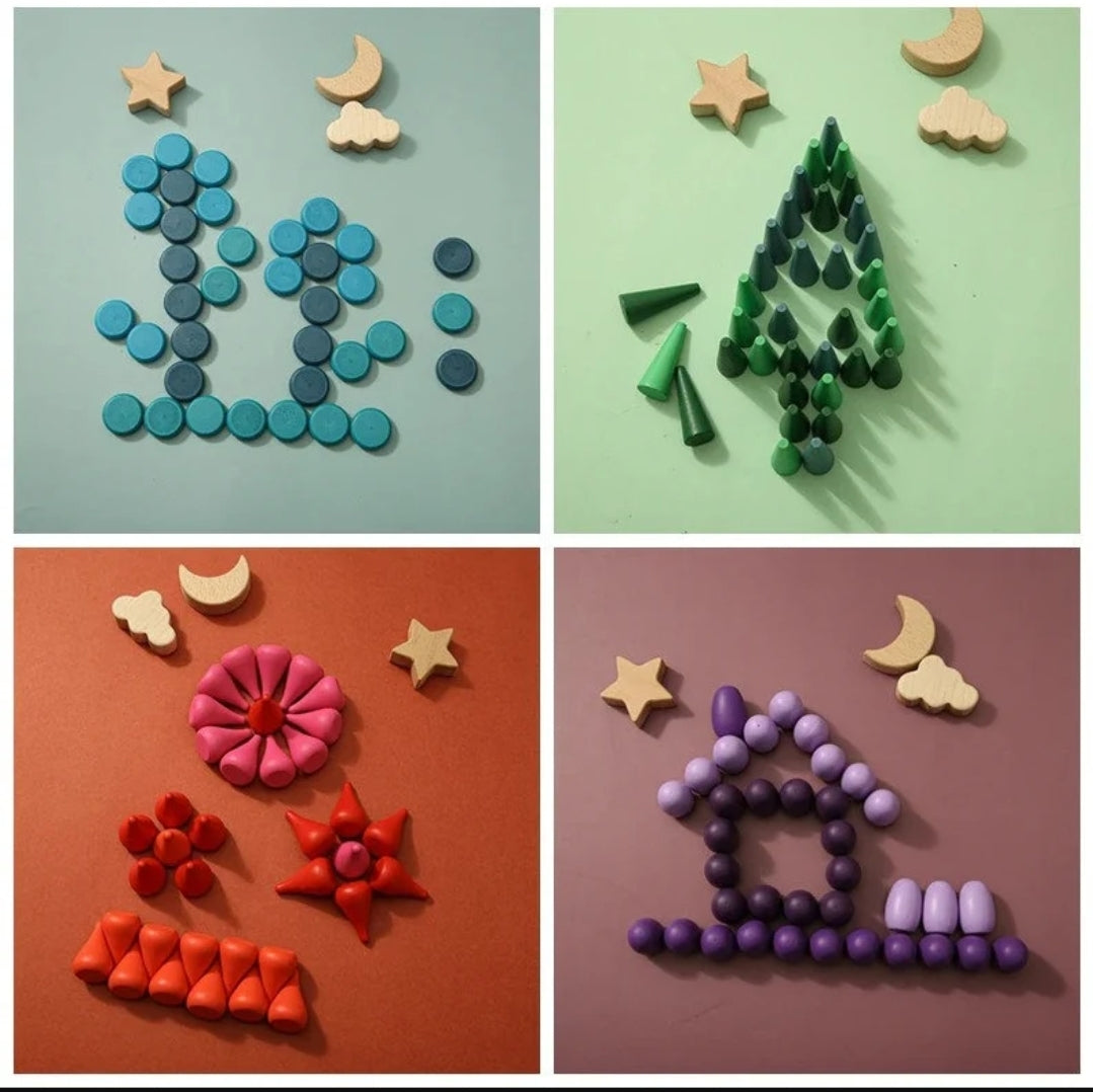 Mandala Sensory Loose Parts (252 pc)