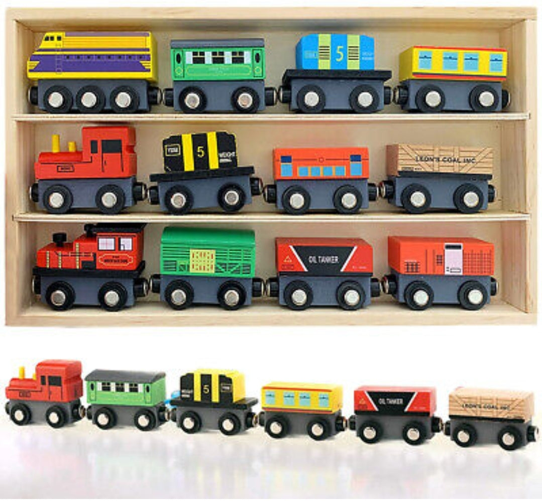 12pc Magnetic Train Track