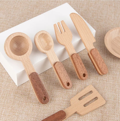 Wooden Pots &amp; Pans (15pc)