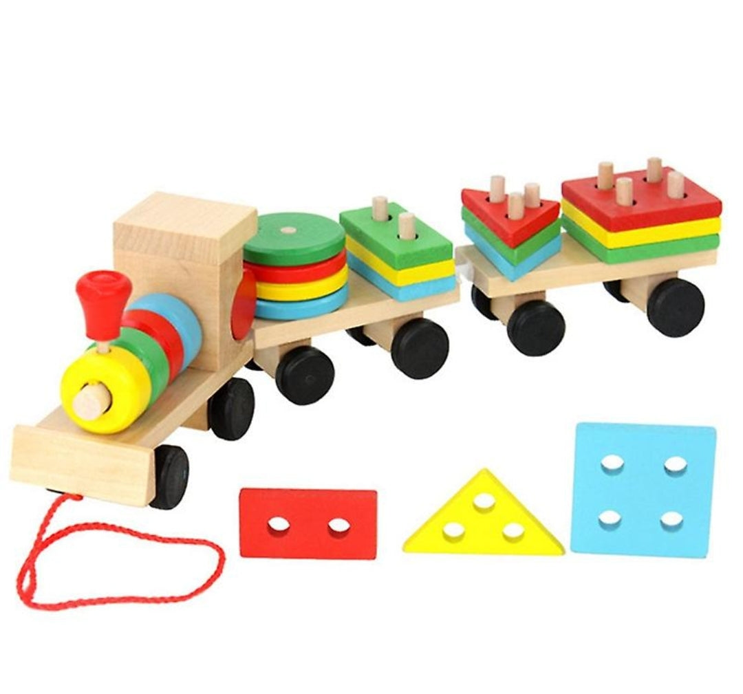 Shape train puzzle