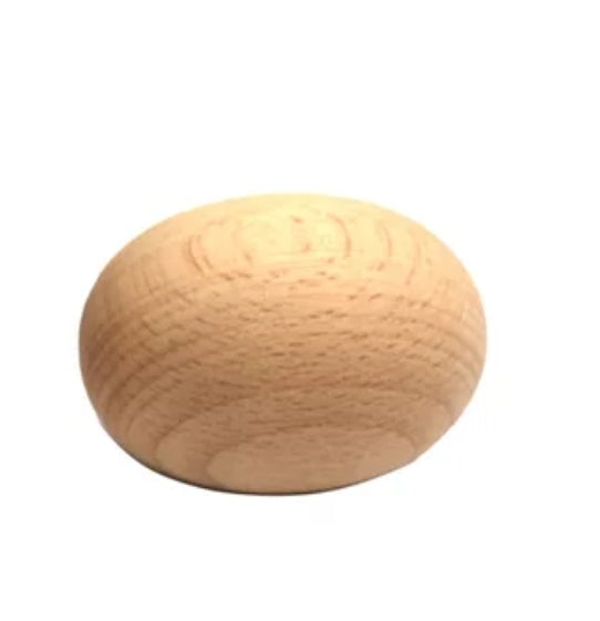 Wooden Egg Shaker- Natural/ Coloured