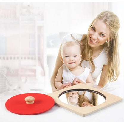 Montessori Mirror Peek a Boo Puzzle