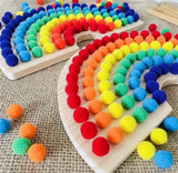 Rainbow beads- Sorting Board