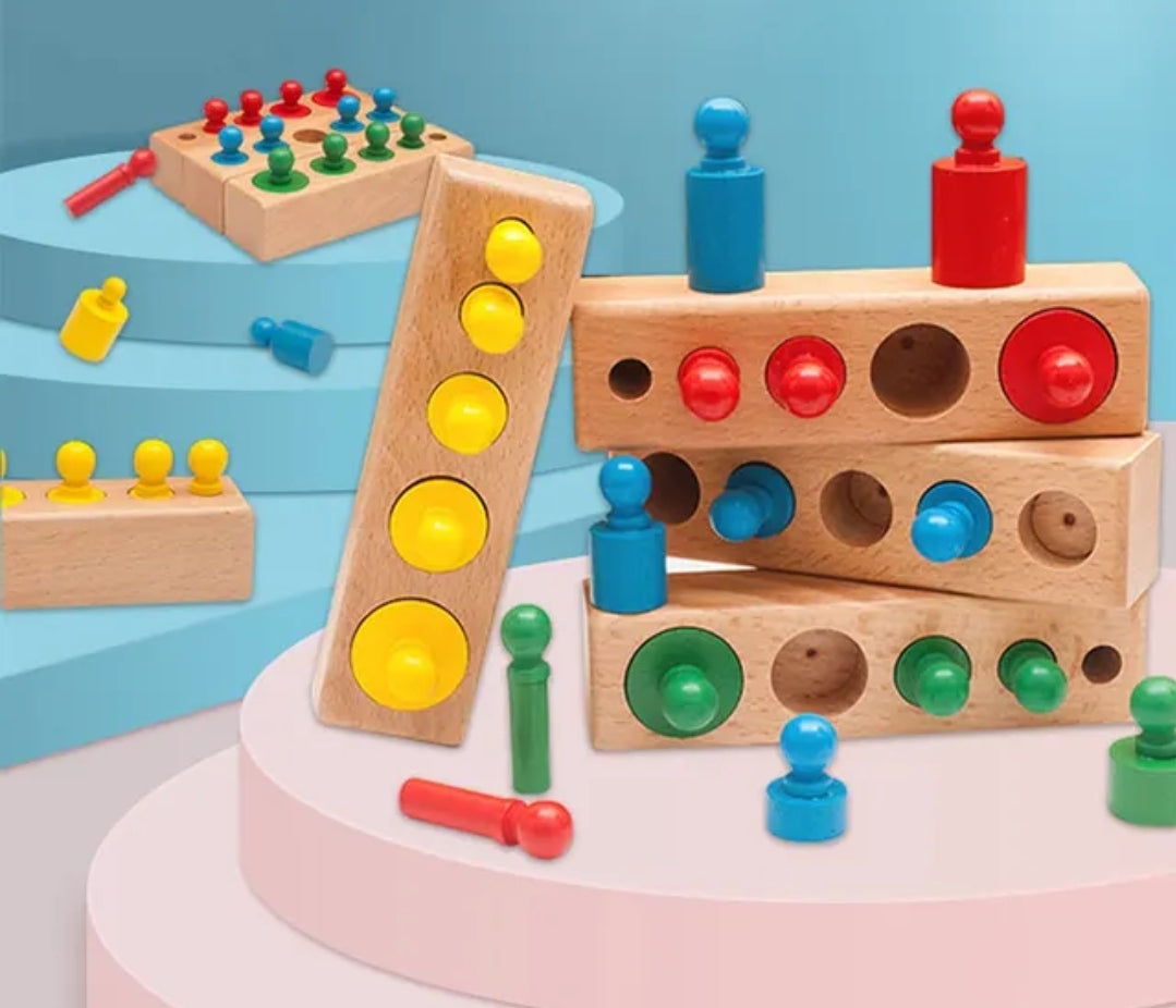 Cylinder Socket Montessori Puzzle