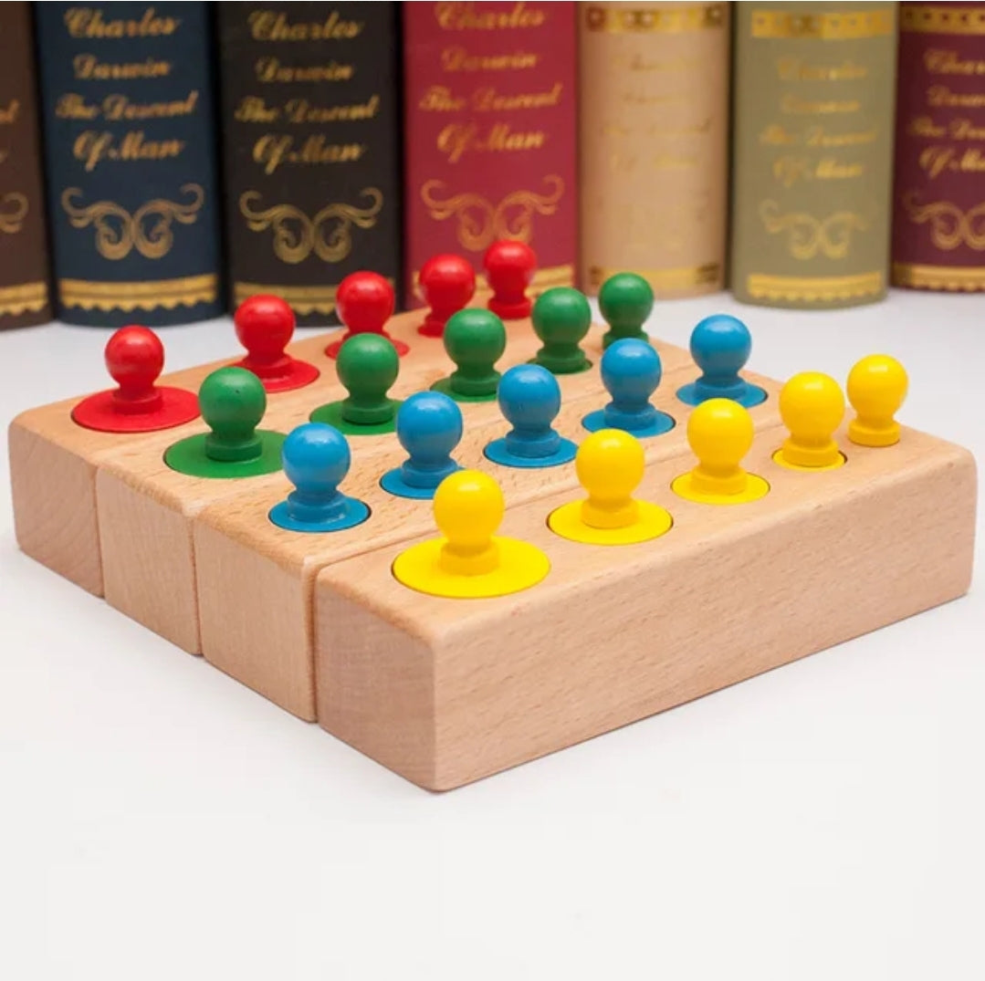 Cylinder Socket Montessori Puzzle