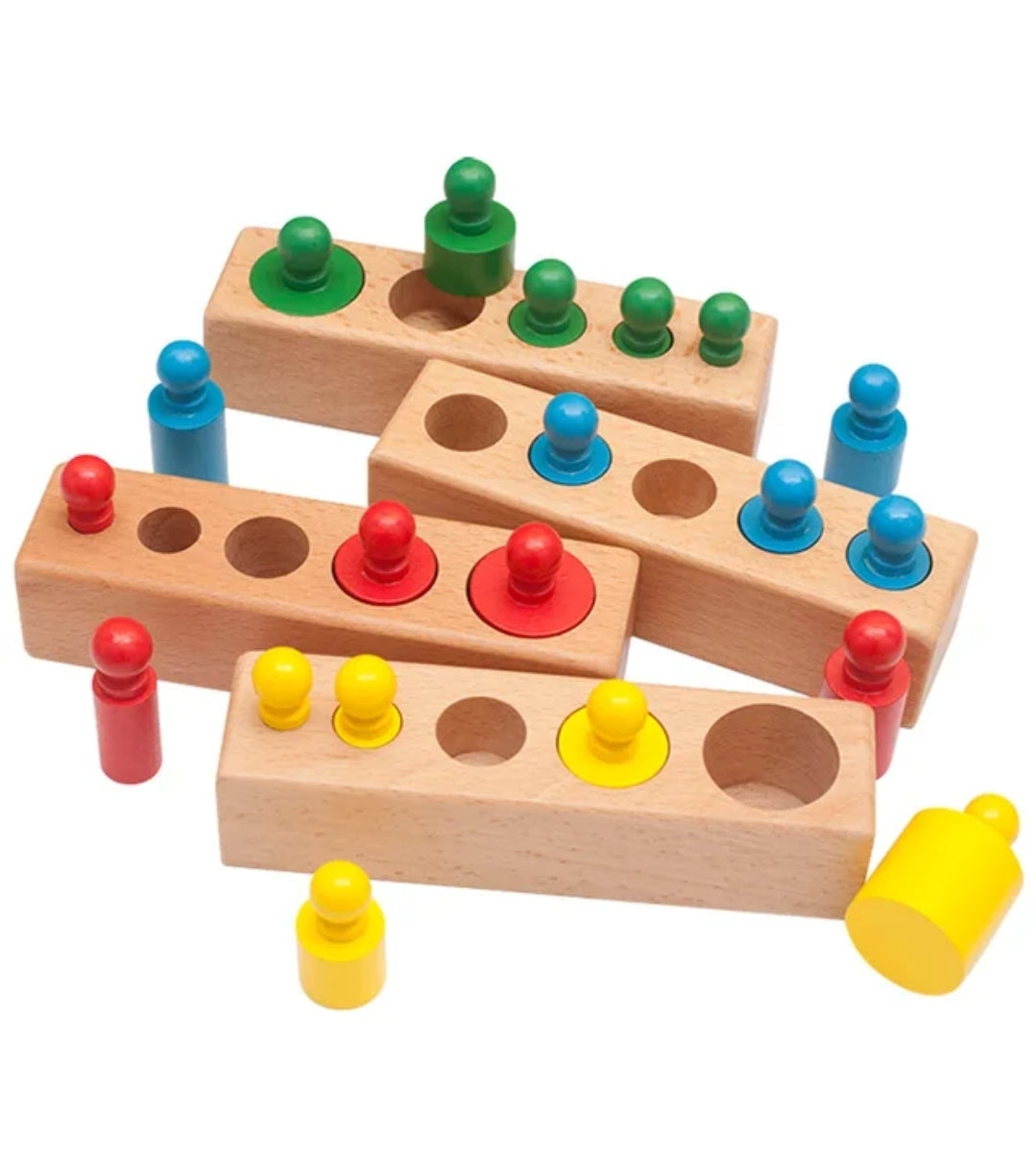 Cylinder Socket Montessori Puzzle