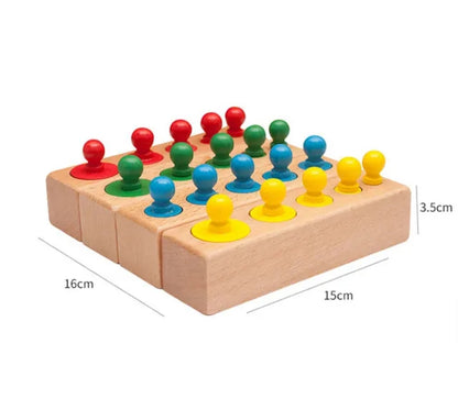 Cylinder Socket Montessori Puzzle