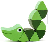 Morphing- Wooden Caterpillar/ Alligator