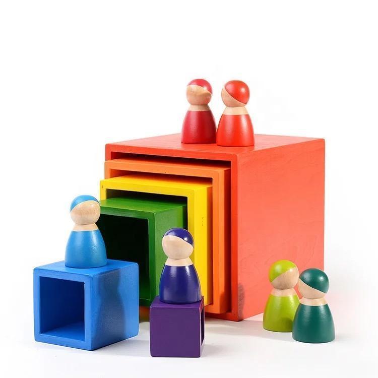 Rainbow Peg Dolls (12pc)