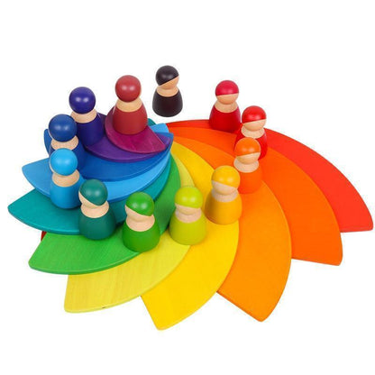 Rainbow Peg Dolls (12pc)